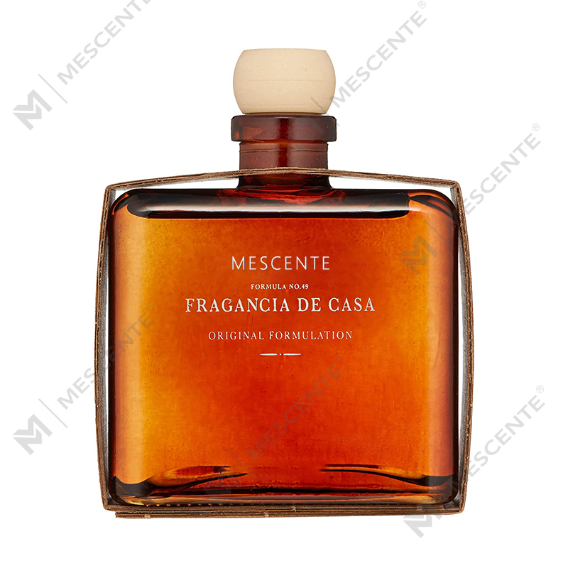 M&Scent Luxury Custom Large Rose Gold Glass Bottle Flower Private Label Liquid Reed Diffuser na May Gift Box