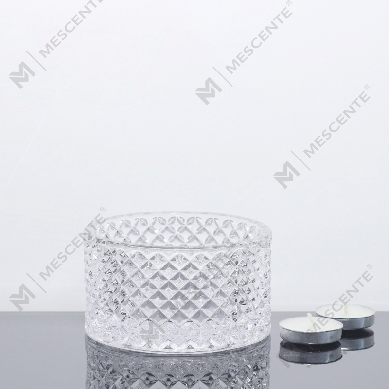 M&Scent Malaking 3 Wick Pink Candle Jars na May Takip nang Maramihan, Ceramic Candle Jar Para sa Paggawa ng Kandila