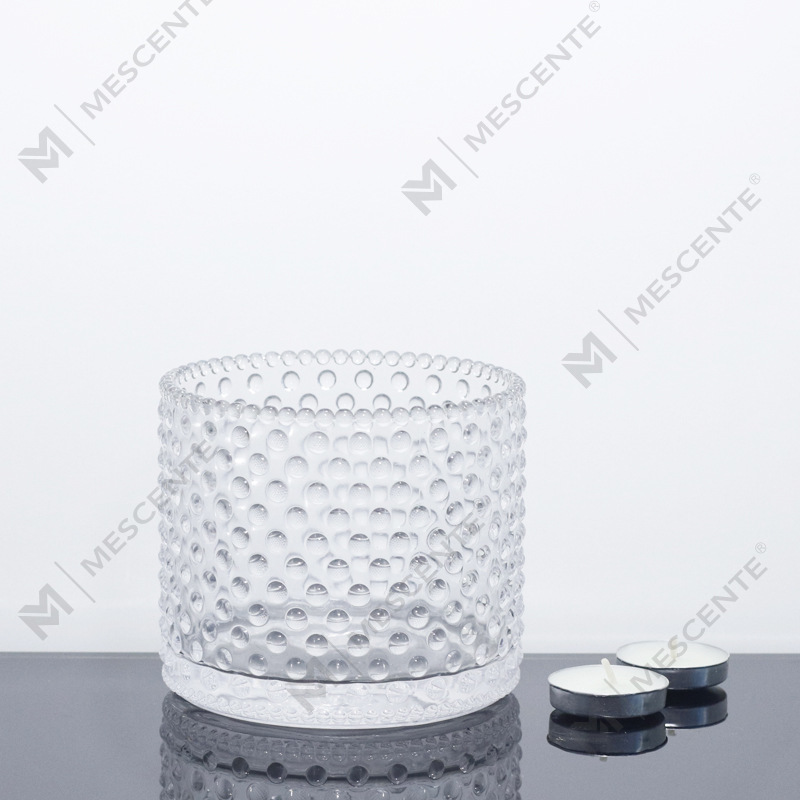 M&Scent Malaking 3 Wick Pink Candle Jars na May Takip nang Maramihan, Ceramic Candle Jar Para sa Paggawa ng Kandila