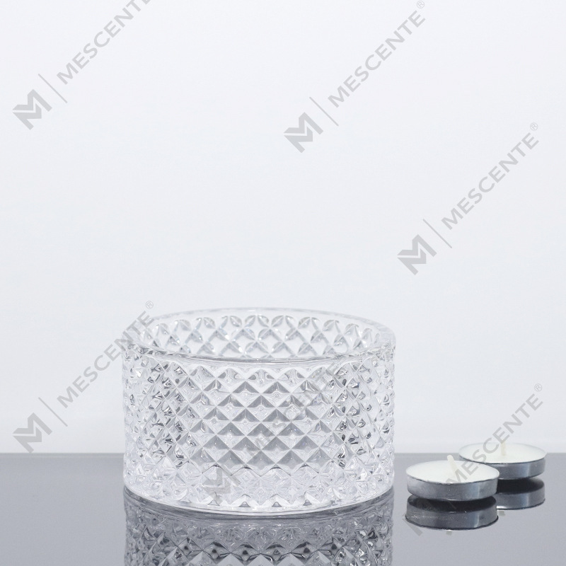 M&Scent Malaking 3 Wick Pink Candle Jars na May Takip nang Maramihan, Ceramic Candle Jar Para sa Paggawa ng Kandila