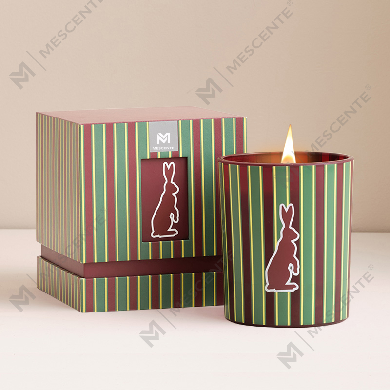 M&Scent wholesale custom luxury home fragrance glass jars mabango soy wax candles