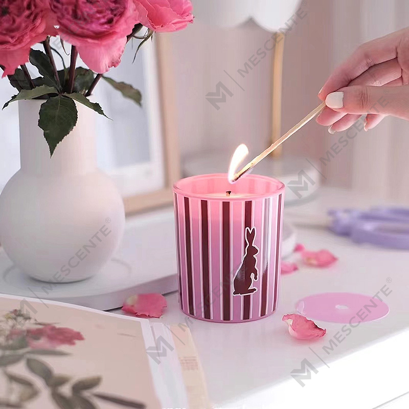 M&Scent wholesale custom luxury home fragrance glass jars mabango soy wax candles