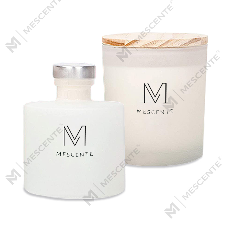 M&Scent Luxury Personalized Private Label Autumn Decor Aroma Scented Soy Candles Reed Diffuser Gift Set