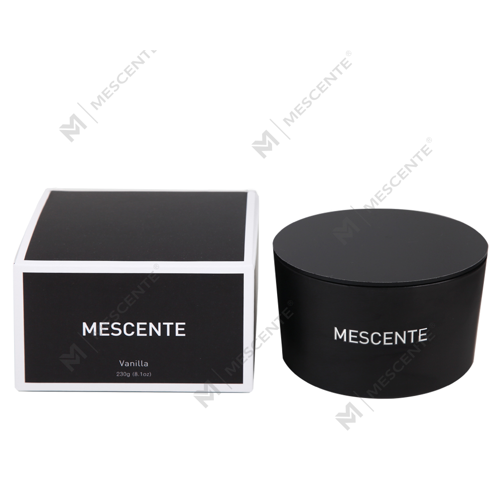Mescente Wholesale Pribadong Label Glass Jar 3 Wick 100% Soy Wax Scented Candle