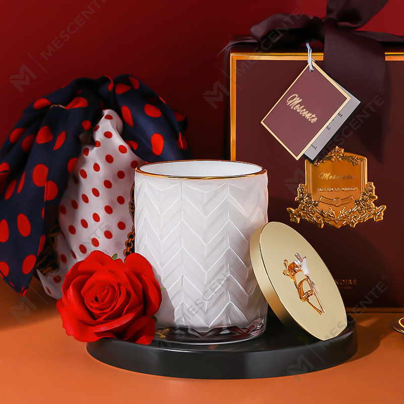 M&Scent Wholesales Custom Private Label Container Aromatherapy Scented Fragrance Aroma Soy Candles na May Kristal
