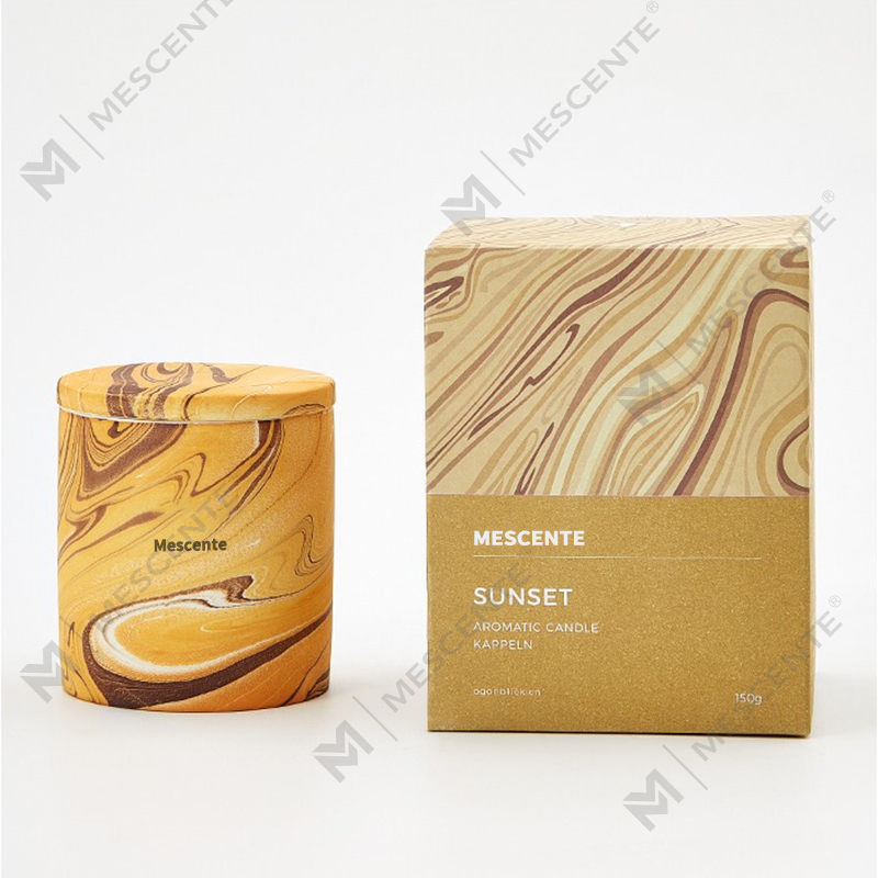 M&Scent Wholesale Murang Customized Luxury Private Label Pillar Scented Soy Wax Wood Wick Aroma Candle
