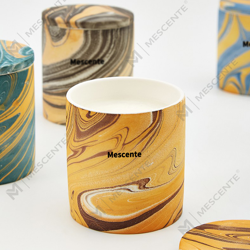 M&Scent Wholesale Murang Customized Luxury Private Label Pillar Scented Soy Wax Wood Wick Aroma Candle