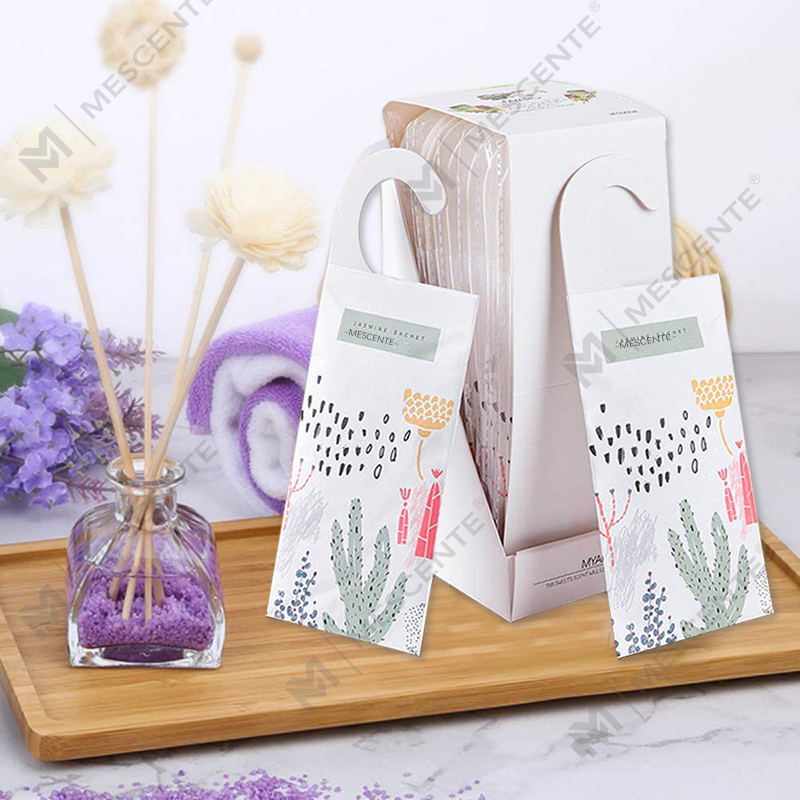 M&Scent Bagong Disenyo I-customize ang Mga Scented Sachet na Bag na Nakasabit, Mga Sachet na Mabango sa Wardrobe