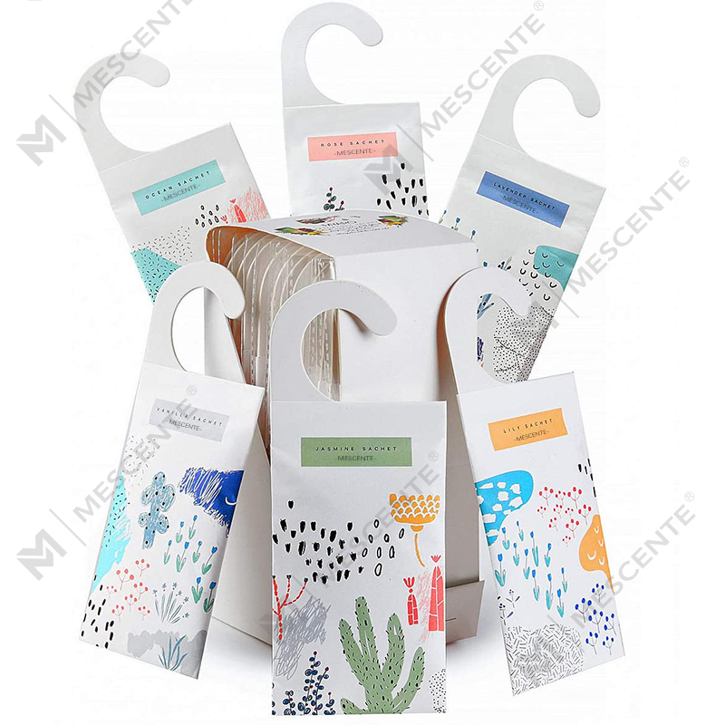 M&Scent Bagong Disenyo I-customize ang Mga Scented Sachet na Bag na Nakasabit, Mga Sachet na Mabango sa Wardrobe