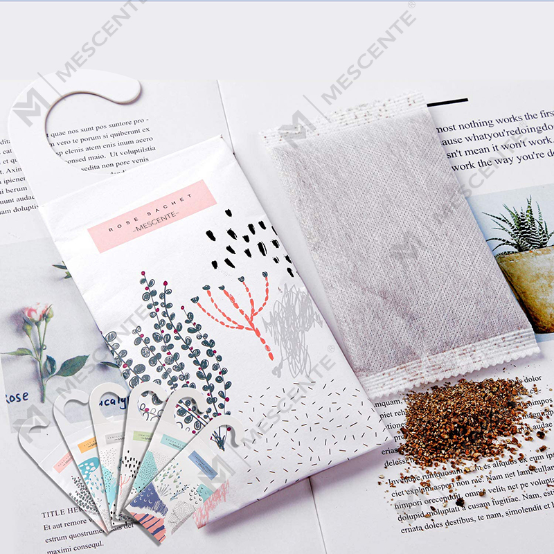 M&Scent Bagong Disenyo I-customize ang Mga Scented Sachet na Bag na Nakasabit, Mga Sachet na Mabango sa Wardrobe