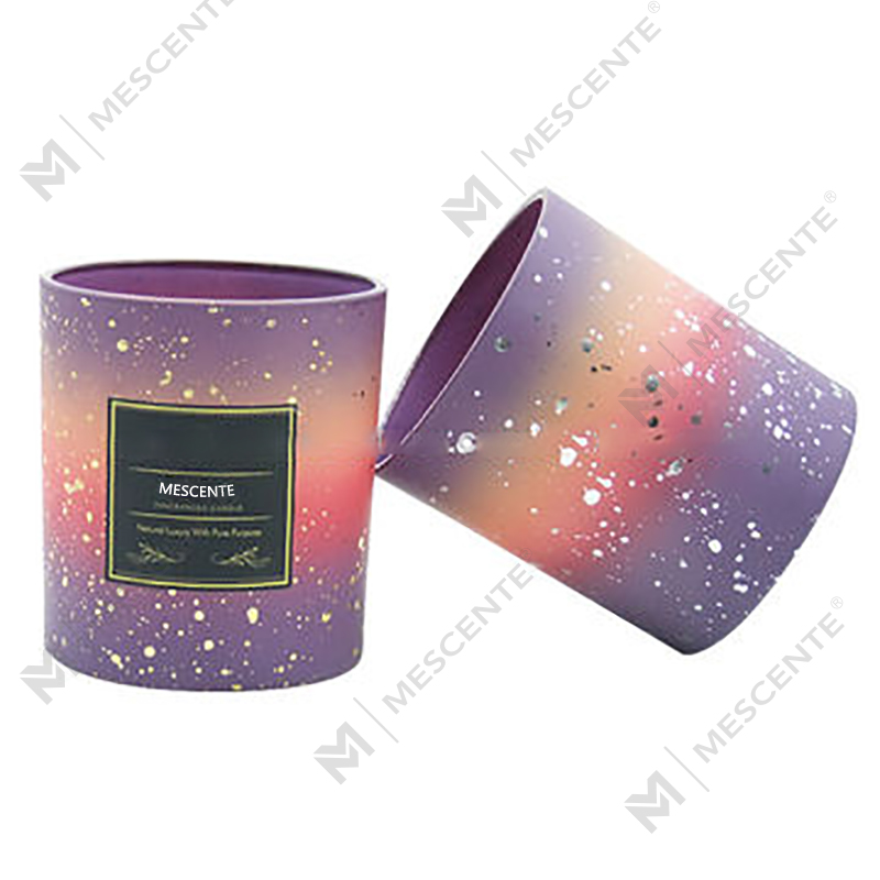 M&Scent Wholesale Custom Empty Frosted Candle Jars Para sa Paggawa ng Kandila na May Takip