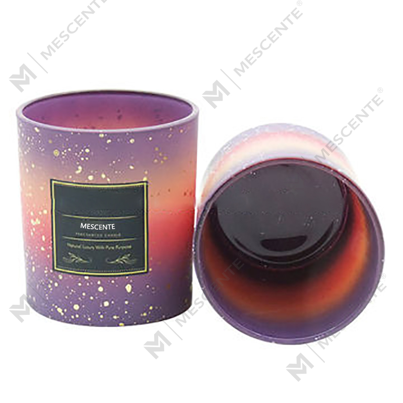 M&Scent Wholesale Custom Empty Frosted Candle Jars Para sa Paggawa ng Kandila na May Takip