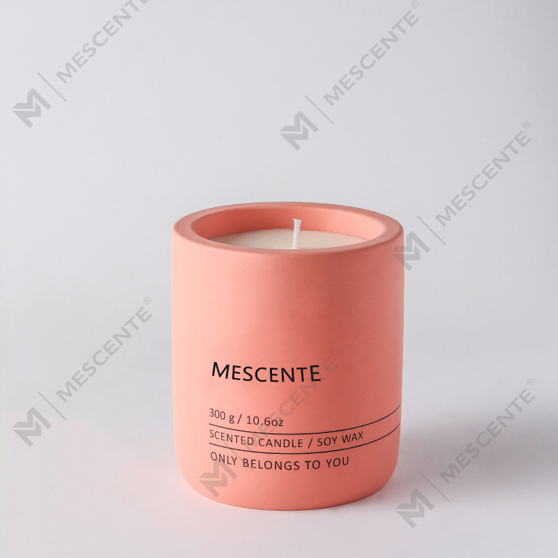 M&Scent Customized Decorative Luxury Massage Pribadong Label Crystal Ceramic Woodwick Scented Soy Wax Candle