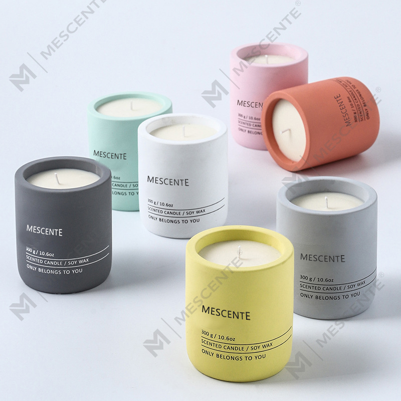 M&Scent Customized Decorative Luxury Massage Pribadong Label Crystal Ceramic Woodwick Scented Soy Wax Candle