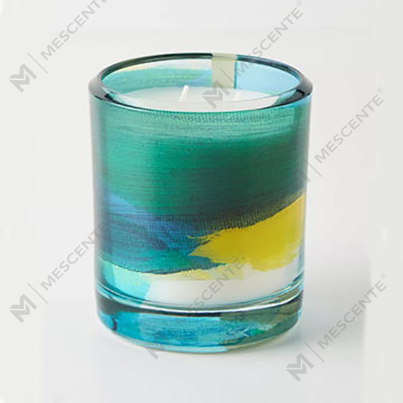 M&Scent Wholesale Luxury Custom Dekorasyon Pribadong Label Black Glass Crystal Scented Soy Wax Candles
