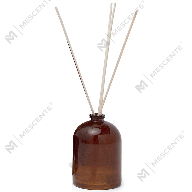 M&Scent Luxury Custom Large Rose Gold Glass Bottle Flower Private Label Liquid Reed Diffuser na May Gift Box