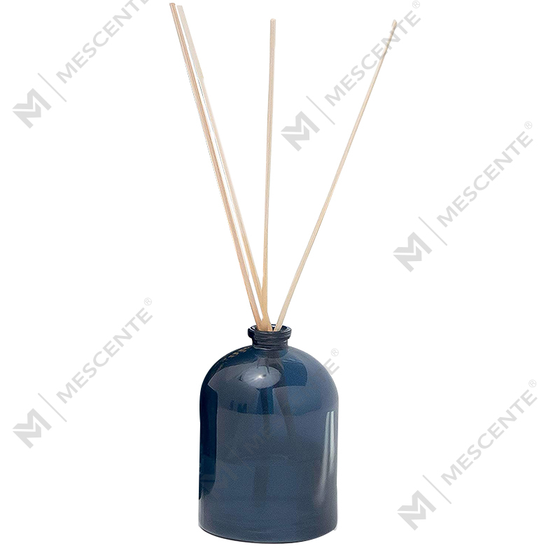 M&Scent Luxury Custom Large Rose Gold Glass Bottle Flower Private Label Liquid Reed Diffuser na May Gift Box