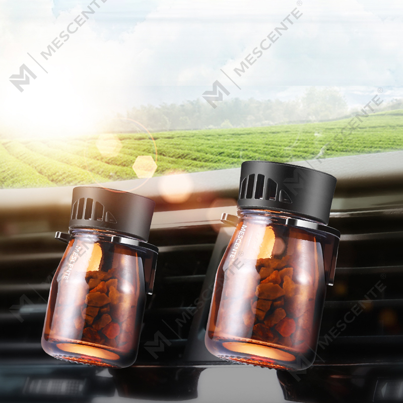 M&Scent Organic Custom na Logo Mini Fragrance Mga Bote ng Air Freshener ng Kotse, Air Pump Para sa Kotse