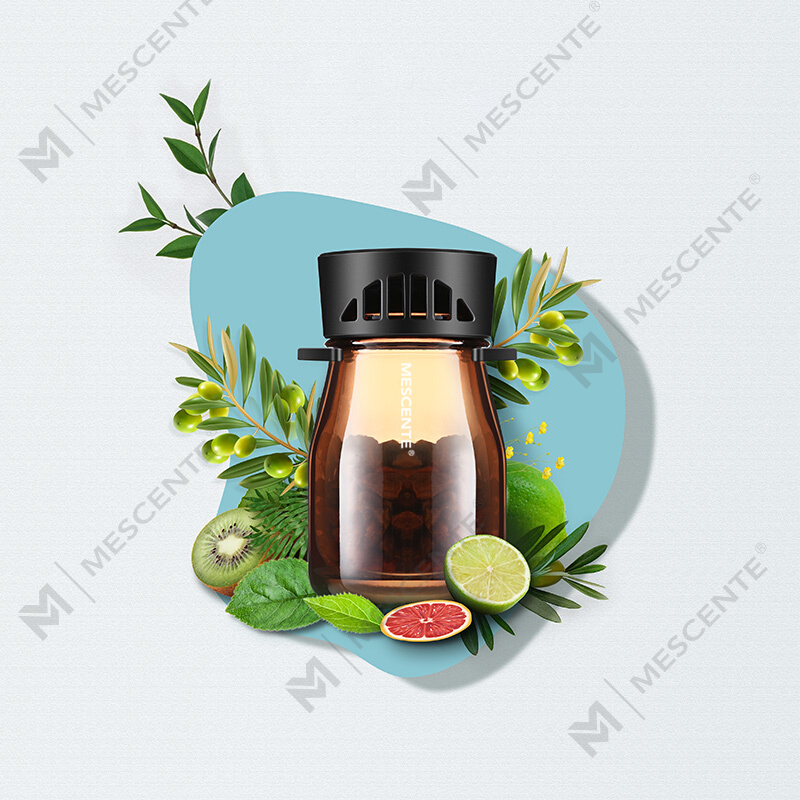 M&Scent Organic Custom na Logo Mini Fragrance Mga Bote ng Air Freshener ng Kotse, Air Pump Para sa Kotse