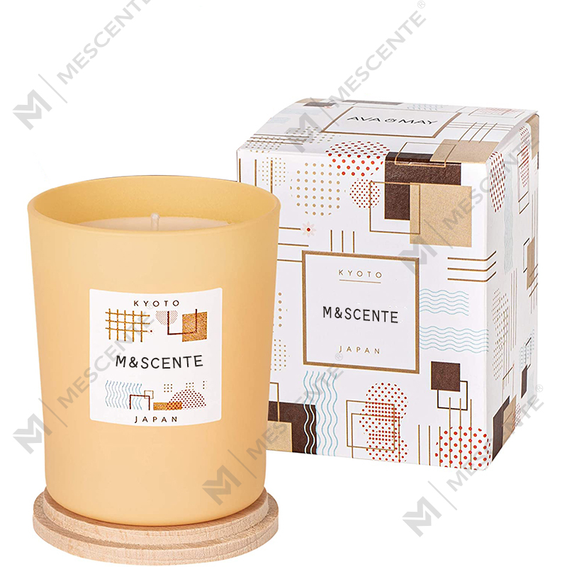 M&Scent custom private label na ginawang may kulay na mabangong soy wax chic candles