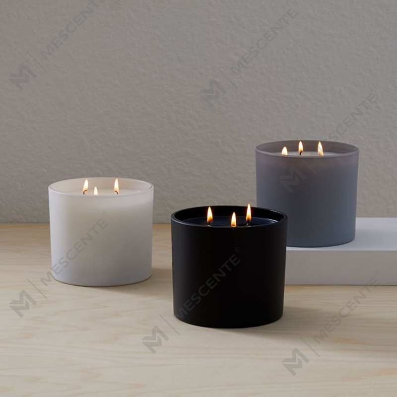 M&SCENT Natural Christmas Malawakang Ginagamit na Glass Jar Scented Soy Wax Candle na may Folding Box