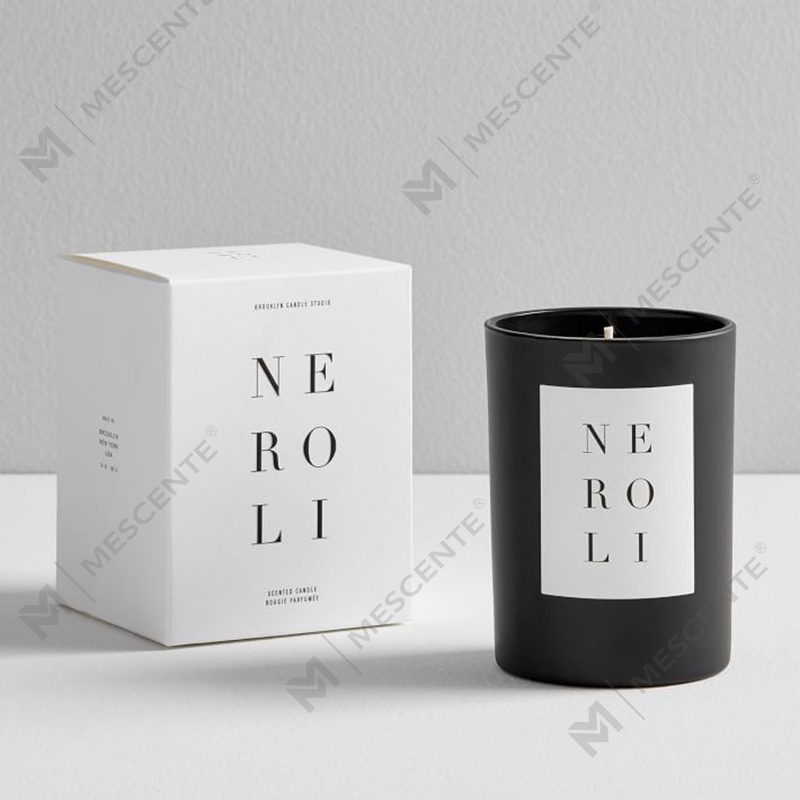 Custom na Dekorasyon sa Bahay Glass Jar Scented Soy Wax Candle
