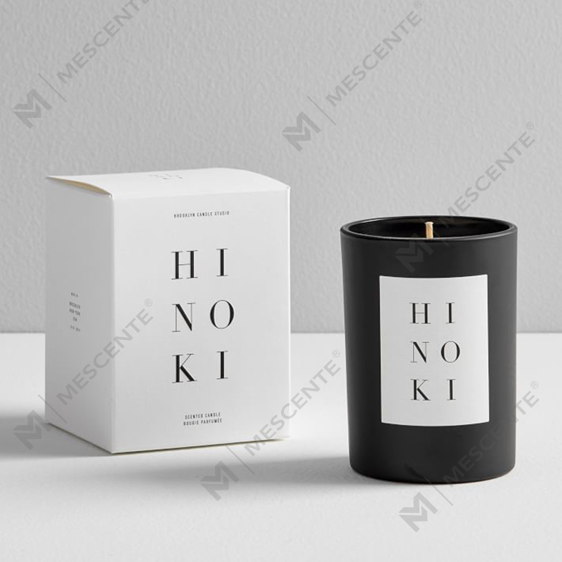 Custom na Dekorasyon sa Bahay Glass Jar Scented Soy Wax Candle