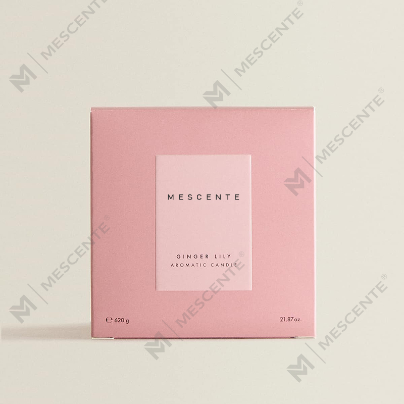 M&S cent Luxury Custom na 3 Wick Soy Candle na May Takip na Kahoy A29273-1