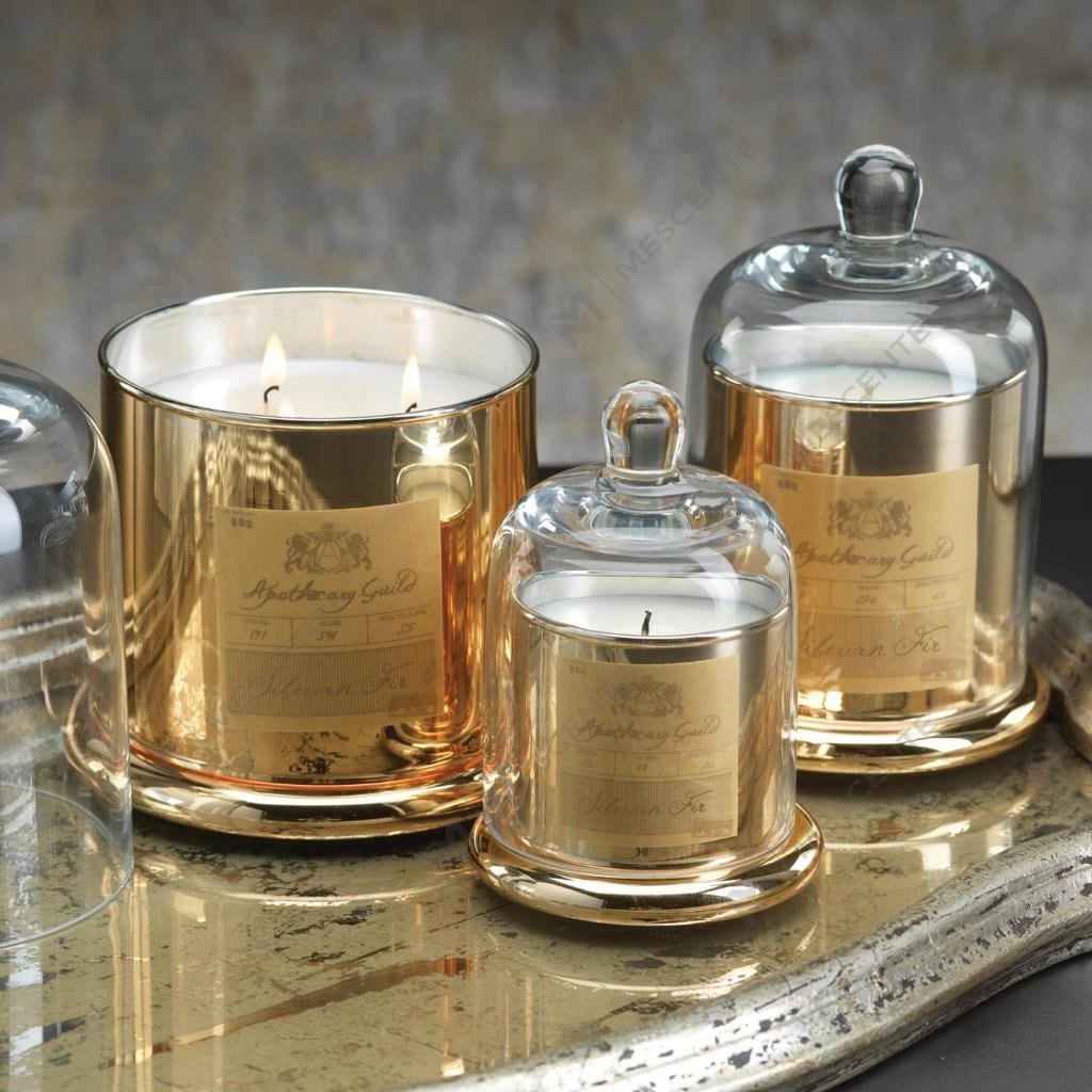M&Scent Decorative Romantic Wedding Bell Jar Glass Dome Cover Scented Candle A29275