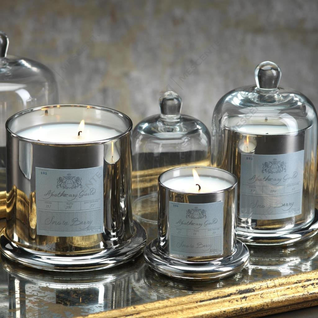 M&Scent Decorative Romantic Wedding Bell Jar Glass Dome Cover Scented Candle A29275