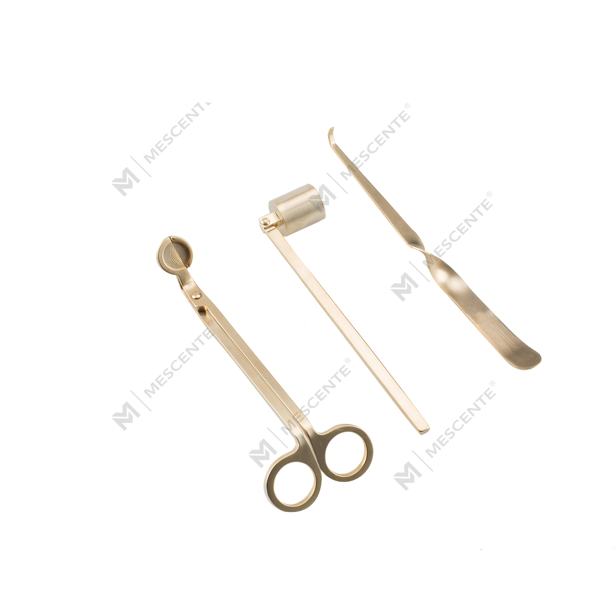 Mescente Gold Candle Wick Snuffer Set na May Gift Box A991330-1