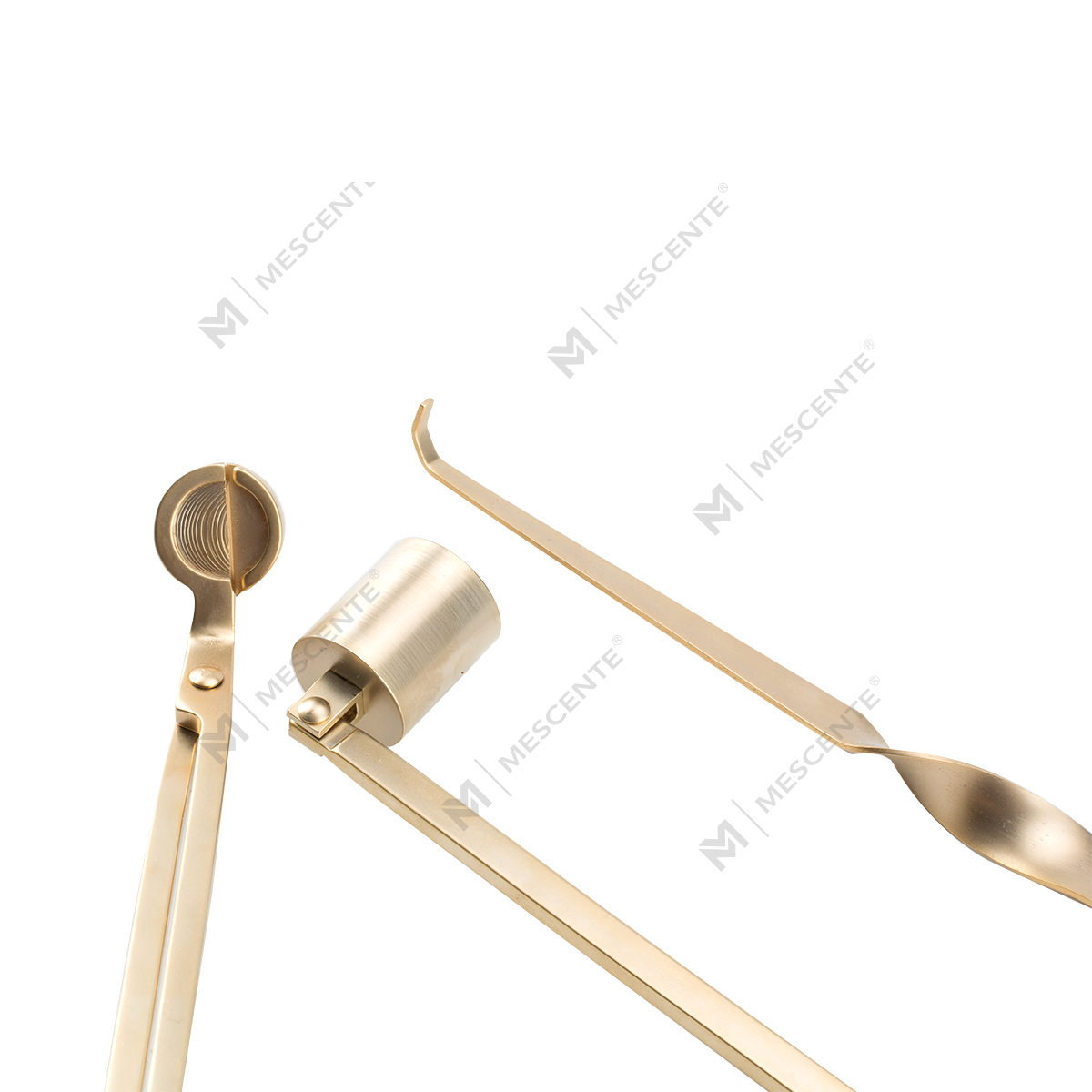 Mescente Gold Candle Wick Snuffer Set na May Gift Box A991330-1