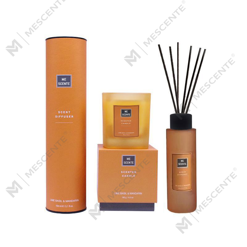 150ml Home Fragrance Reed Diffuser Gift Set na May Scented Candle A99189