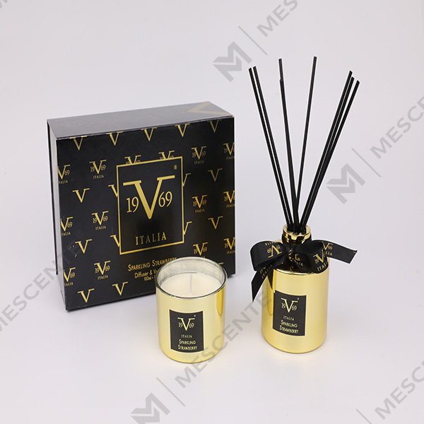M&Scent Home Fragrance Reed Diffuser Gift Set na May Scented Candle A29260-2