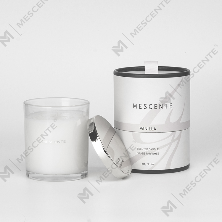 Mescente Wholesale Luxury Private Label Christmas Scented Candles With Wooden Wick