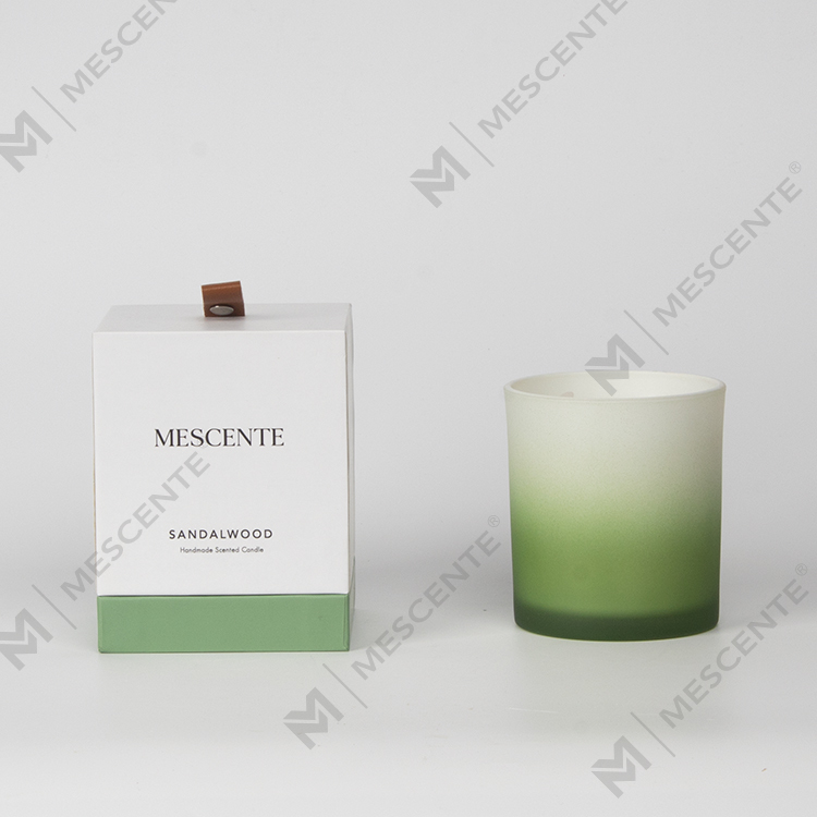 Gradient Frosted Glass Malaking Scented Soy Candle
