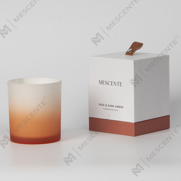 Gradient Frosted Glass Malaking Scented Soy Candle