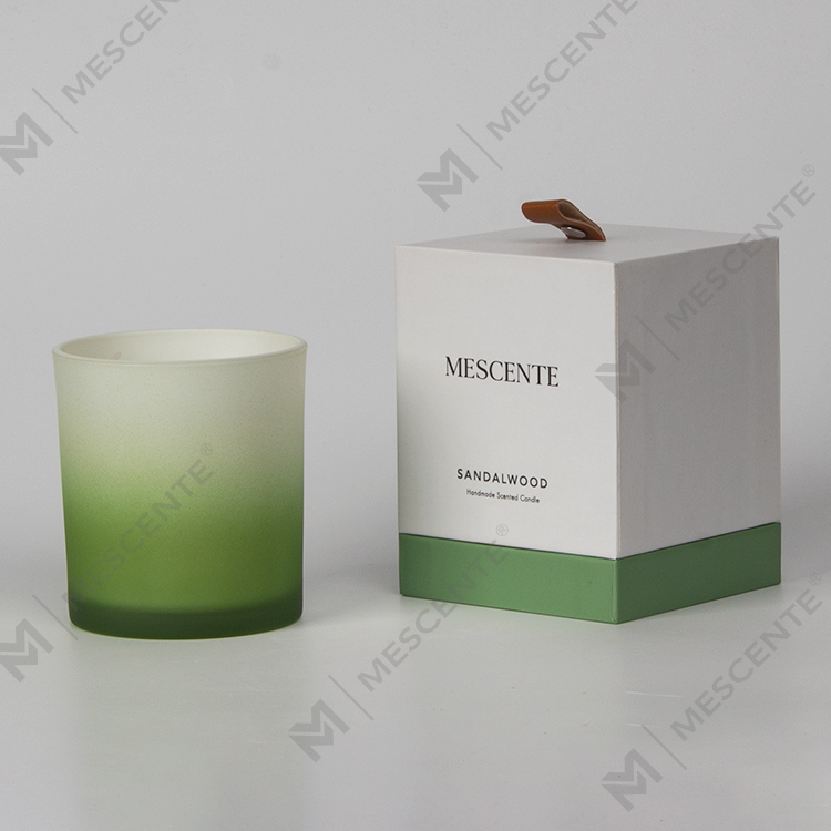 Gradient Frosted Glass Malaking Scented Soy Candle