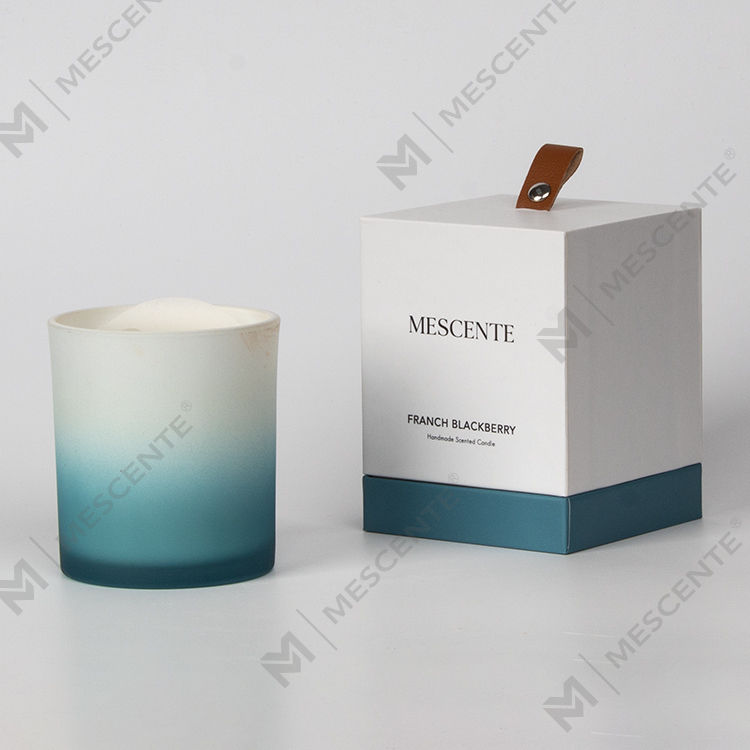 Gradient Frosted Glass Malaking Scented Soy Candle