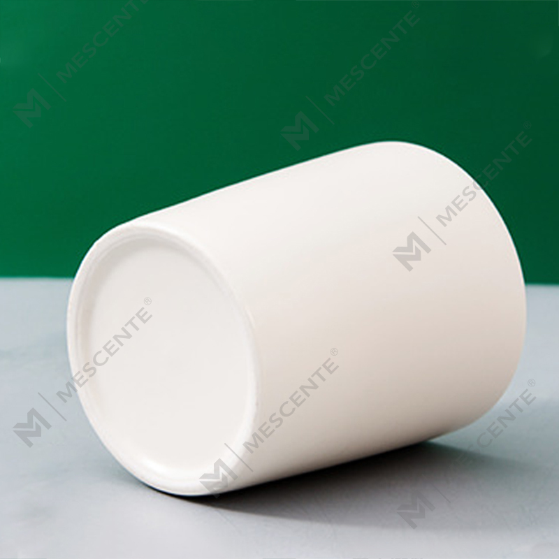 Luxury Customized Ceramic Jars Pribadong Label Citta Labeled Scented Soy Wax Candles With Dried Flowers