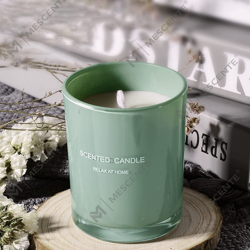 M&S cent Lemon Basil Scented Oil Reed Diffuser at Scented Candle Gift Set na may Sticks para sa Bahay