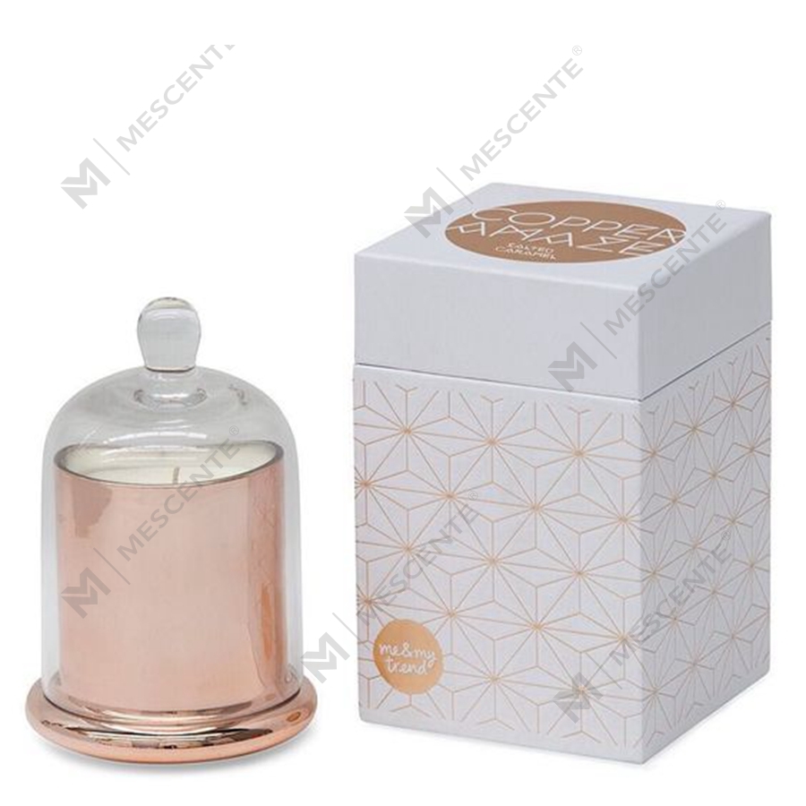 Mescente Luxury Silver Domed cover Mabangong Candle holder glass dome Jars