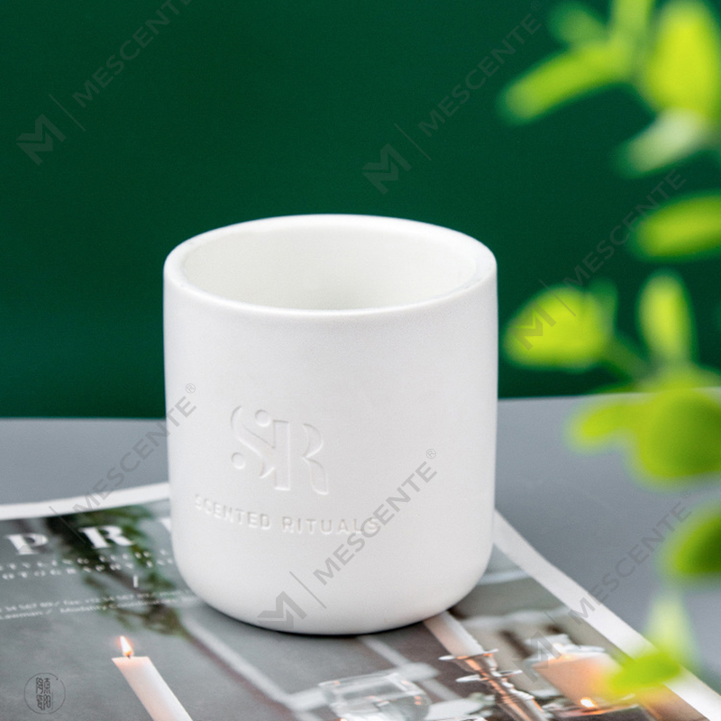 M&S scent Custom na Logo Murang Ceramic Jars na may Wooden Lid Candle, Coconut Wax Luxury Candles