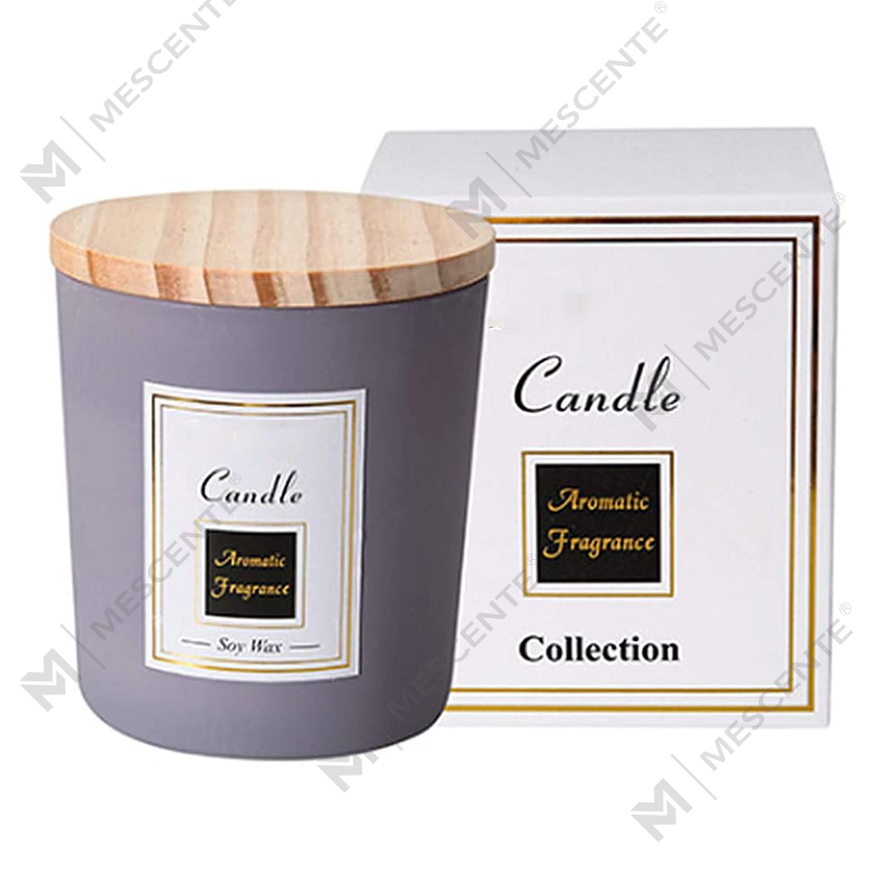 M&Scent na gawa sa kamay na naka-print na soy candle, sandalwood mosquito repellent candle