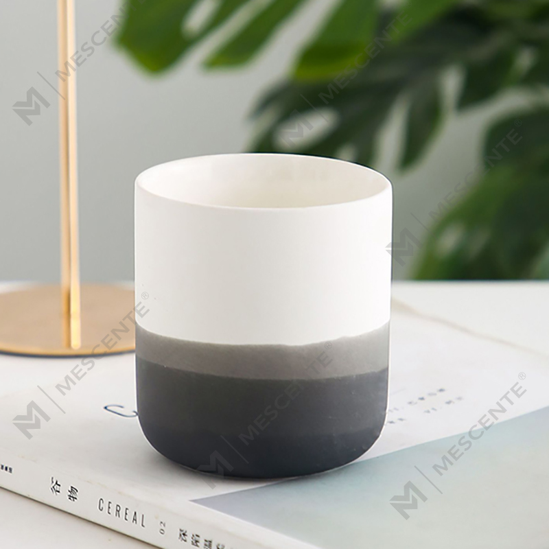 M&Scent Decorrative Ceramic Blue and White Vase Taper Tealight Candle Holder, Lantern at Candle Jars