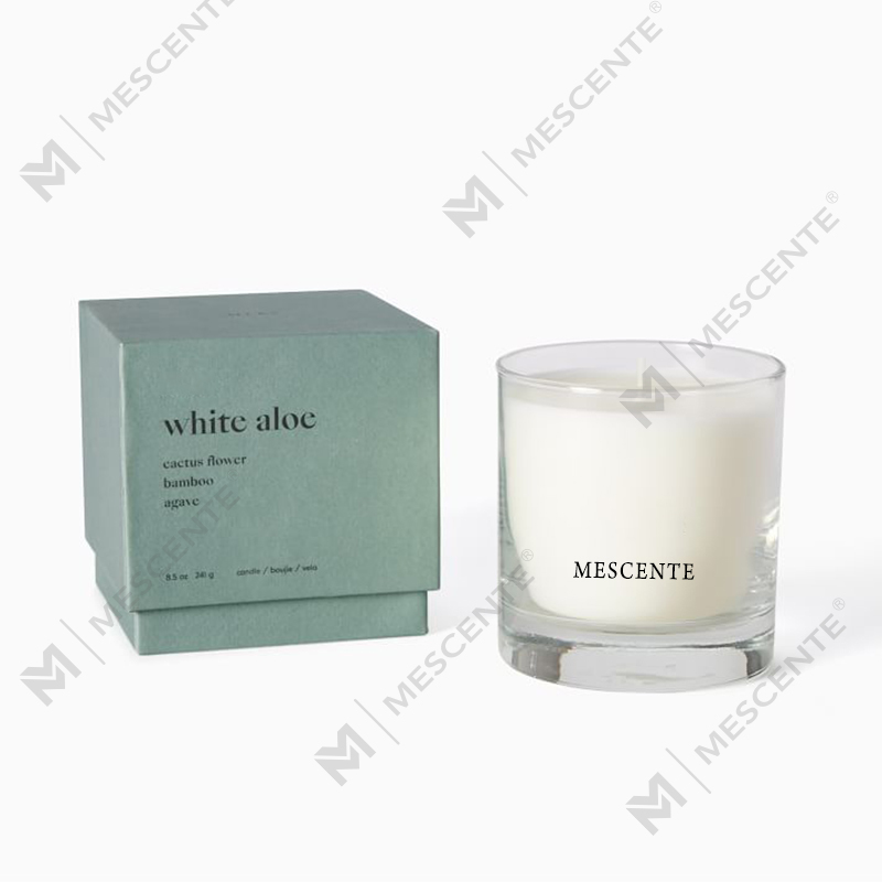 I-customize ang Christmas White Barn Dry Flower Cake Scented Candle Set na May Takip
