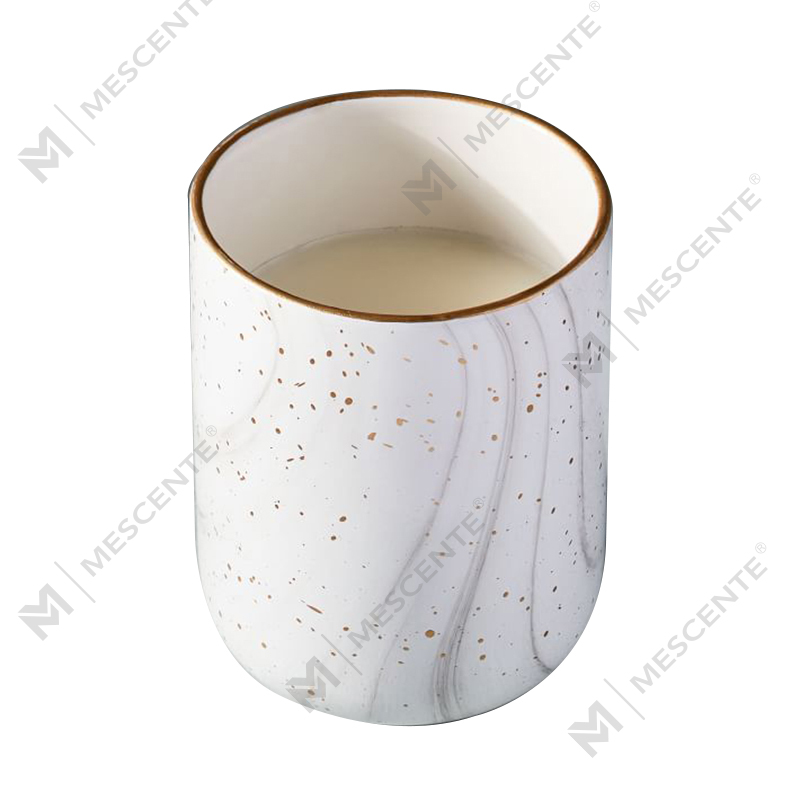 M&Scente White Ceramic Electric Fragrance Candle Wax Warmer para sa Spa at Aromatherapy