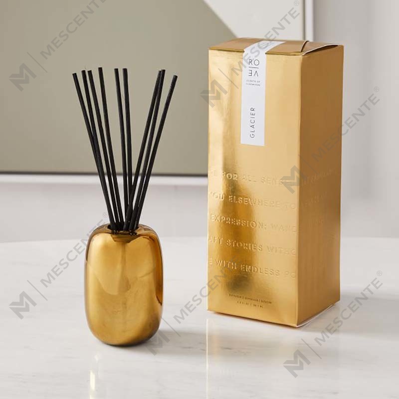 Amazon Luxury Custom Gold Print Logo Black Glass Jar Scented Soy Wax Candle Dekorasyon Set ng Regalo