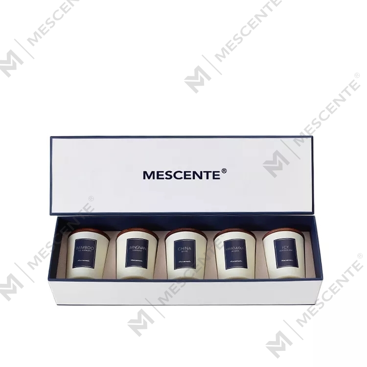 M&scent wholesale private label fragrance oil scented candles luxury with lid, aromatherapy candle