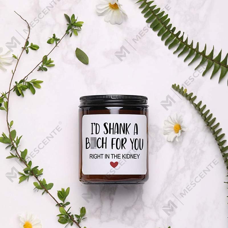 M&Scent 100% Natural Wax Christmas Scented Candle para sa Home Gift Set, Scented Candle Sa Glass Jar na May Takip ng Metal